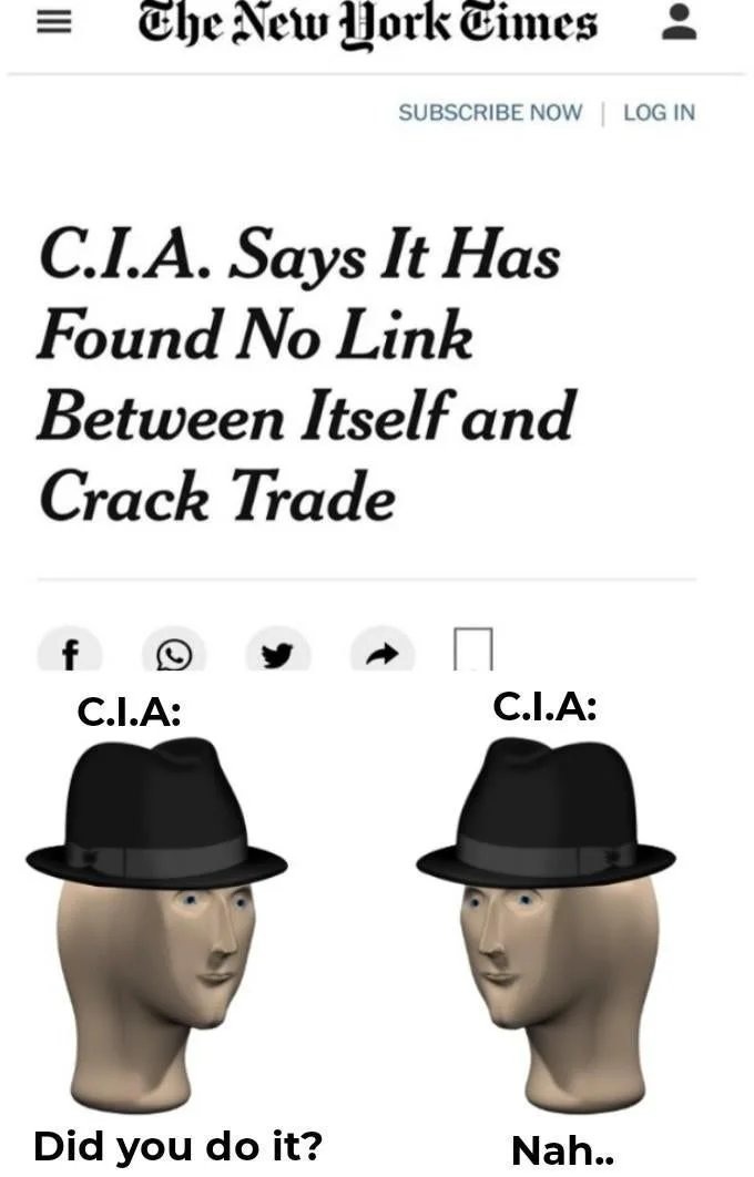 CIA be like - meme