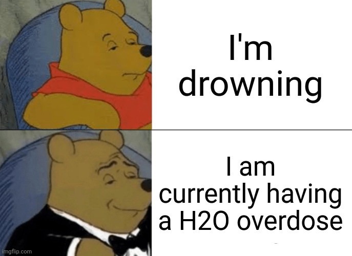 I'm drowning  - meme