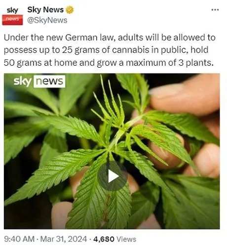 German cannabis new law - meme