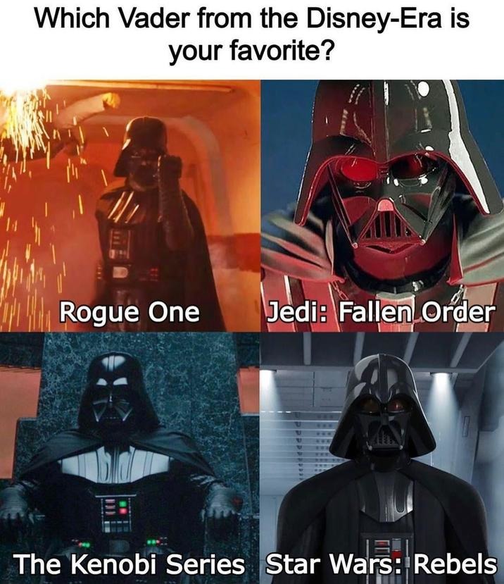 Choose one Darth Vader - meme
