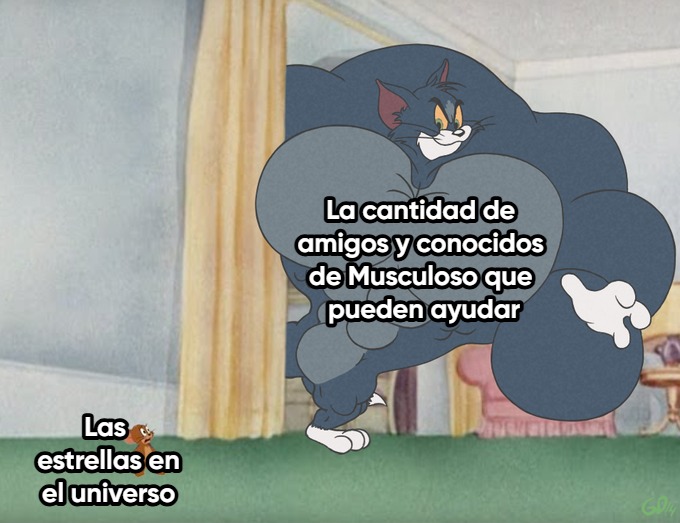 Conozco a alguien que puede ayudar - meme