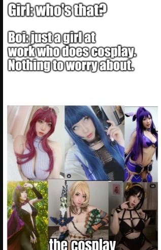 cosplay - meme