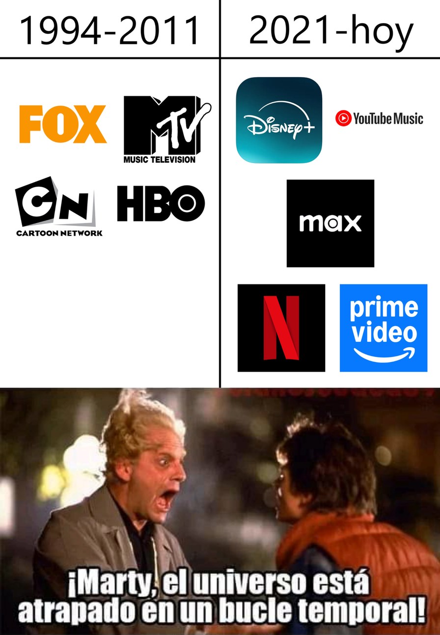 Los servicios de streaming se convirtieron muy en un servicio de cable 2.0 - meme