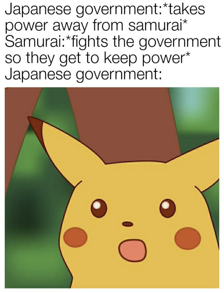IMPERIAL FORCE DEFIED, FACING FIVE HUNDRED SAMURAI - meme