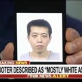 Mostly white asian male. He's a Chinese PhD student that shot his Phd supervisor
