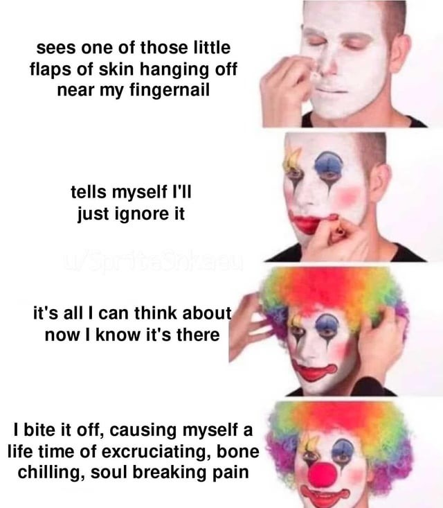 Don't be a clown, but I do it - meme