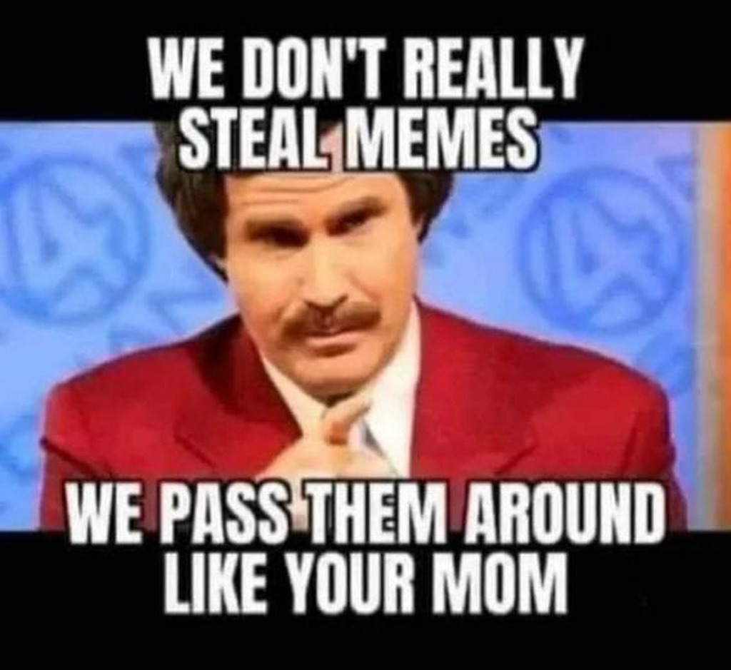 Passing them around - meme