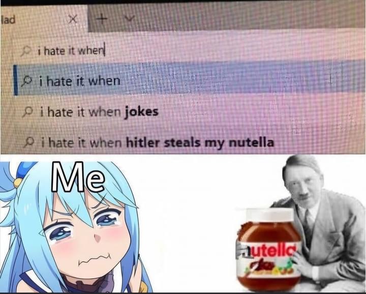 Fücking nütellå - meme