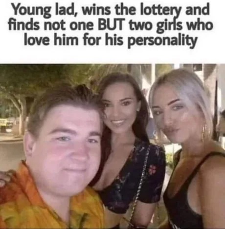 Lottery winner meme