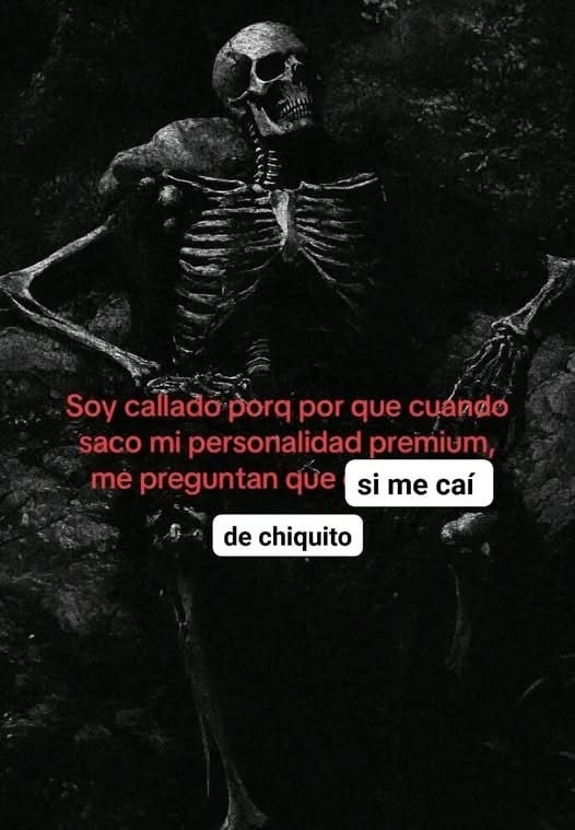 Soy callado porqk... - meme