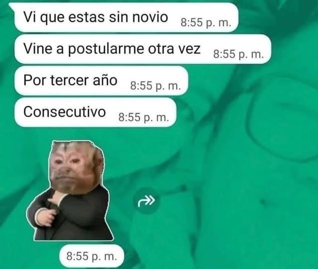 Insistir es gratis, pero duele - meme