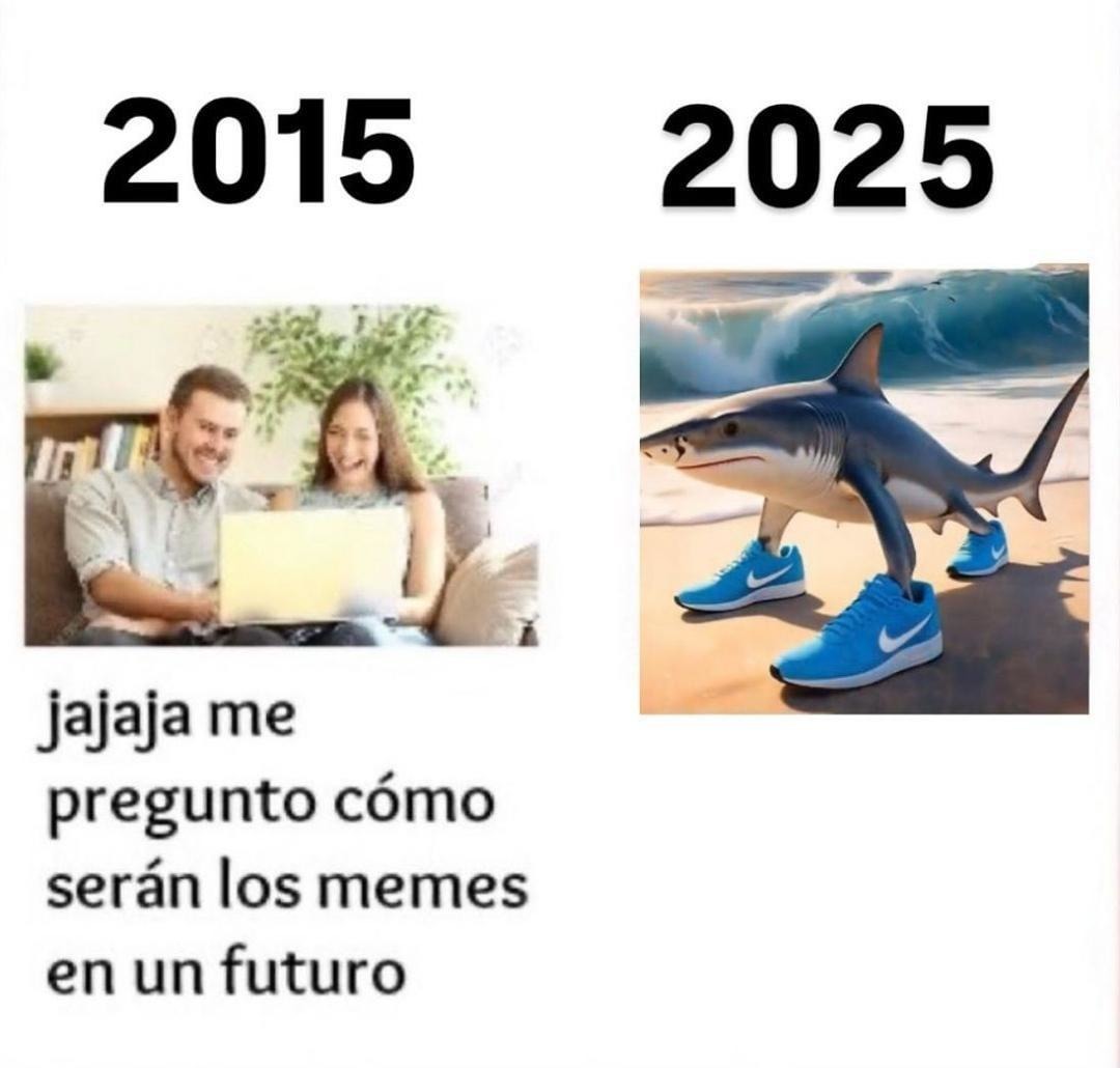 me preguntaba cómo serían los memes en 2025... aquí estamos