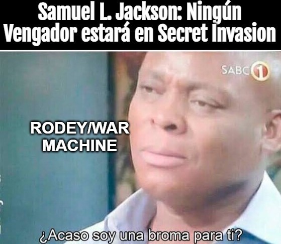Samuel L. Jackson: Ningún Vengador estará en Secret Invasion - meme