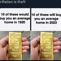 fuck your interest savings account, invest in gold
