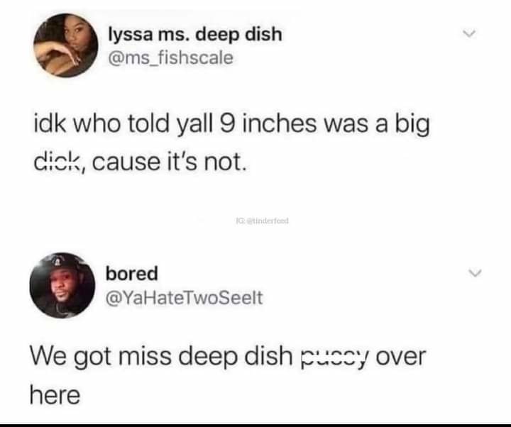 Deep dish,bish - meme