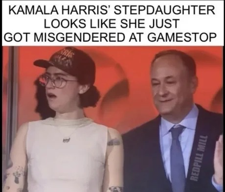Kamala Harris stepdaughter meme