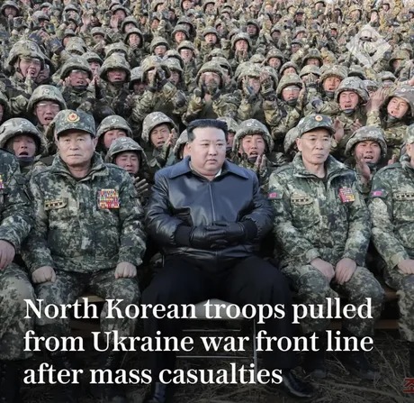 North Korean troops pulled from Ukraine - meme