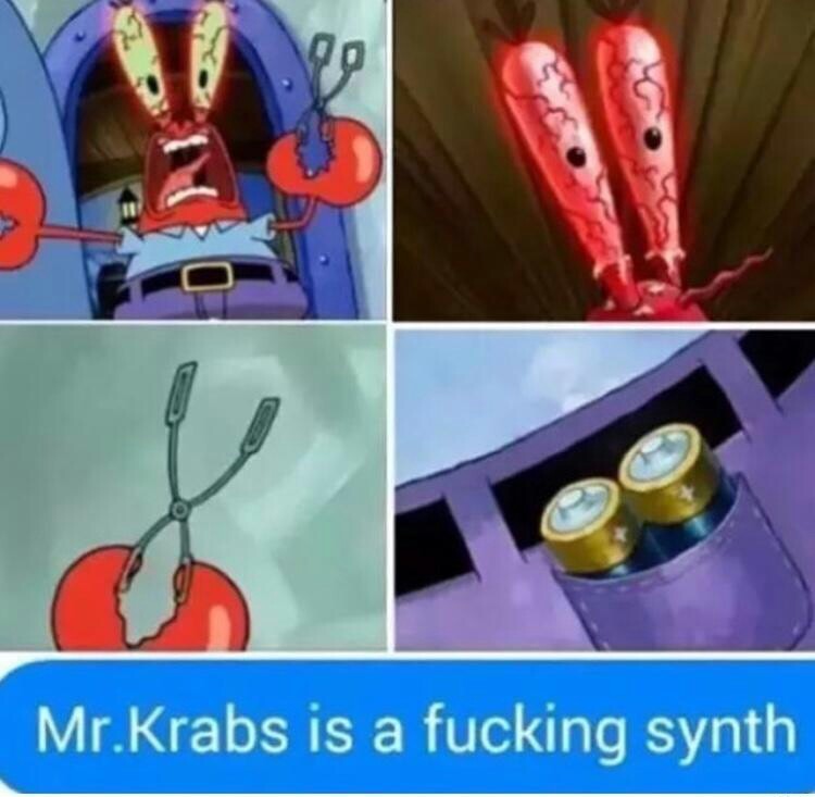 God damnit Krabs - meme