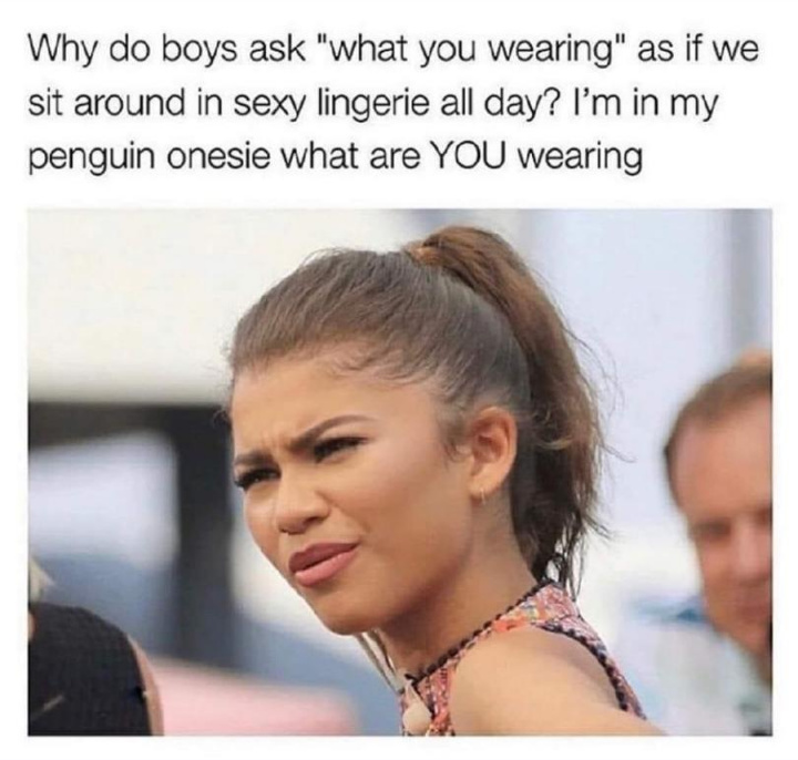 So, what ARE you wearing? - meme