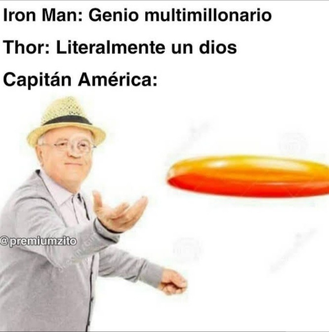 Capitan frisbee - meme
