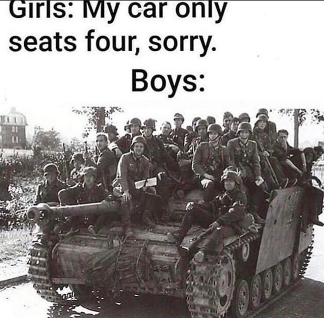 Boys cars - meme