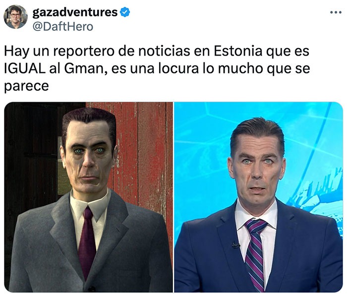 En estonia tienen a Gman en las noticias - meme