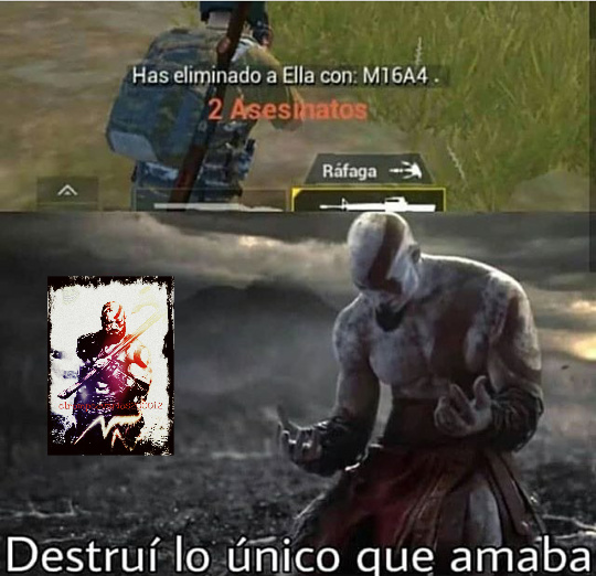 Kratos con kratos - meme