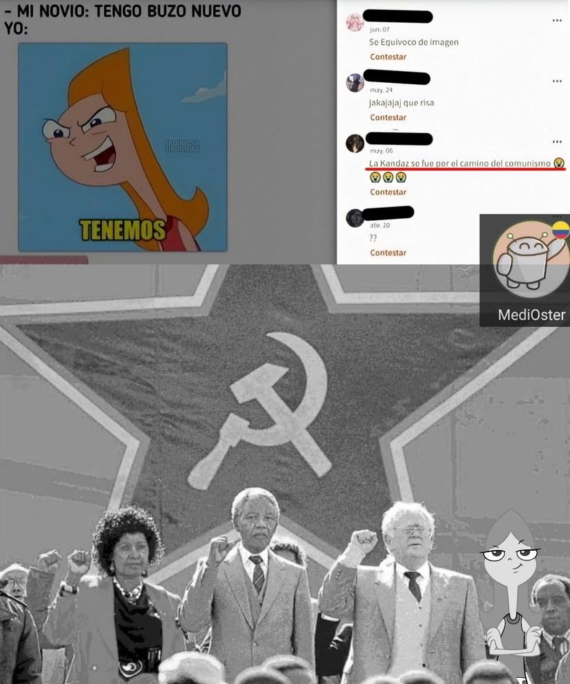 Candace comunista - meme
