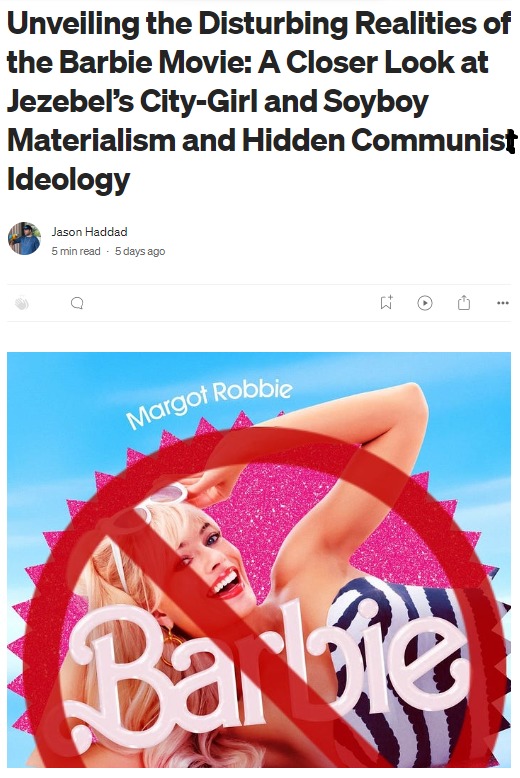 barbie is a communist - meme