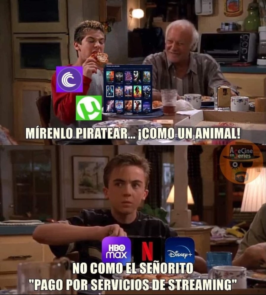 Ver peliculas por paginas piratas >>>>>>>>> ir al cine o pagar esas weas - meme