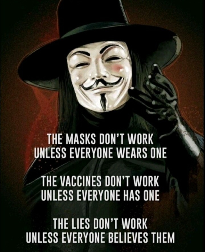 Mask up anonymous - meme
