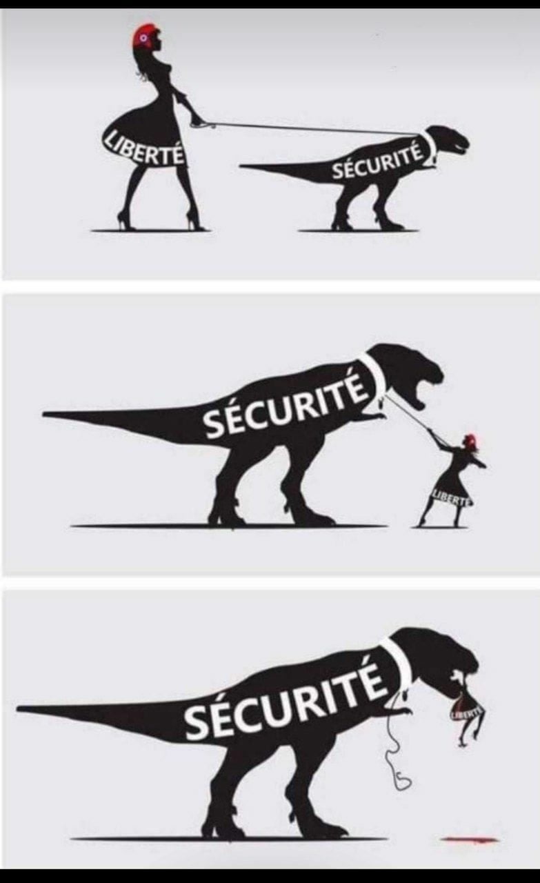Relationship of Liberty and Security - meme