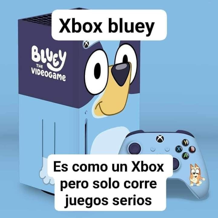 Xbox bluey - meme