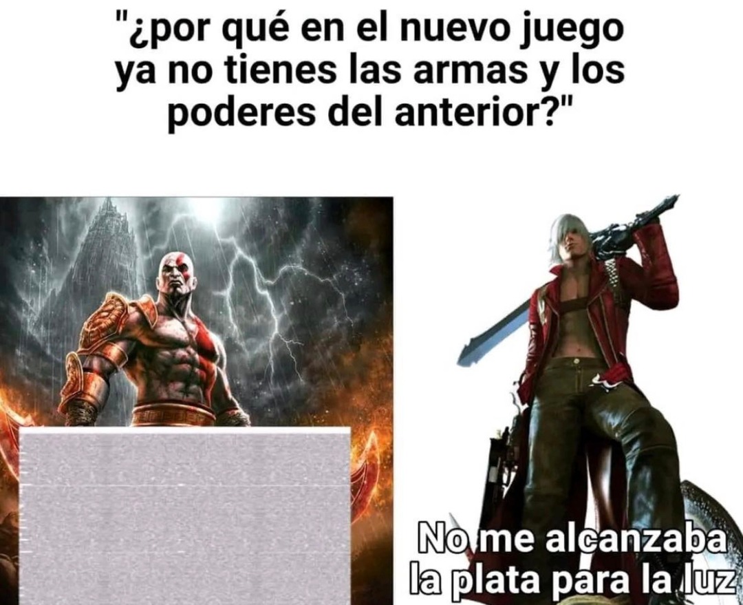 nuevo juego sin poderes nivel fail - meme