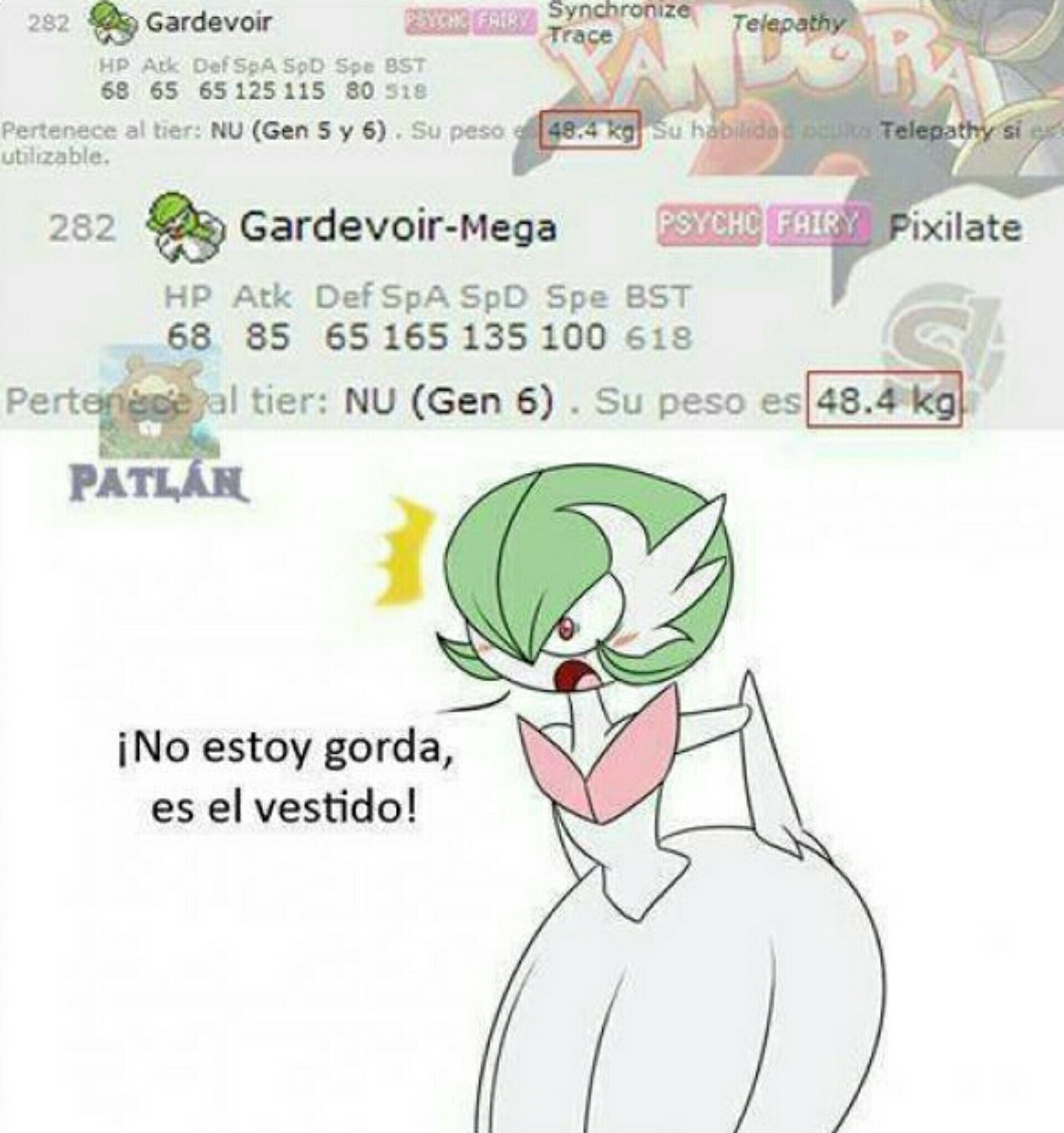 la verdad gardevoir es muy bonita - Meme by Foxrojoxd :) Memedroid