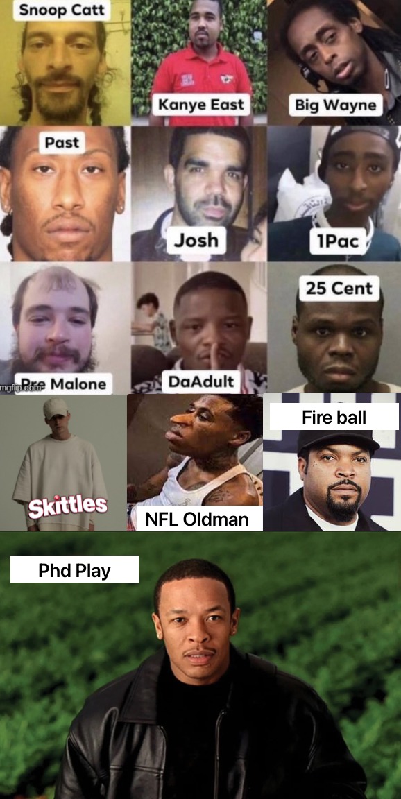 The completed low-budget rappers - meme