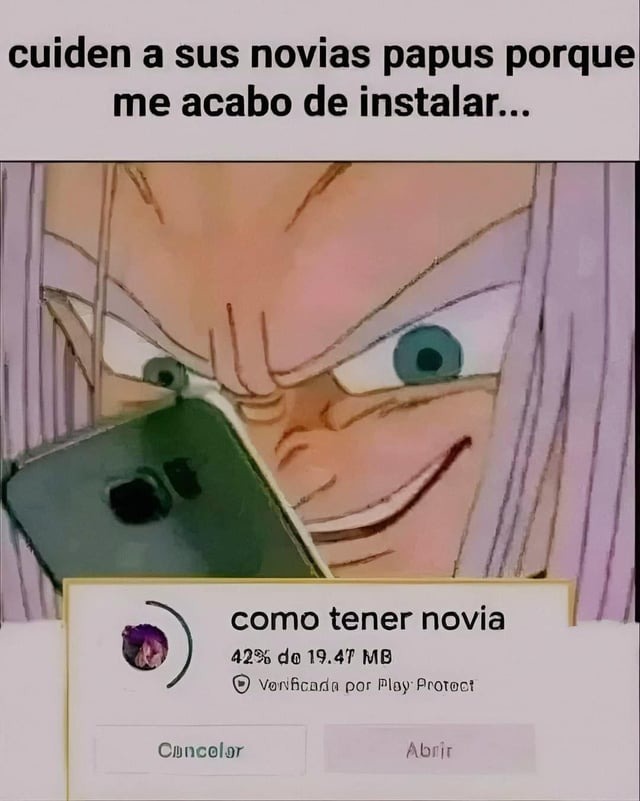 como tener novia la aplicación - meme