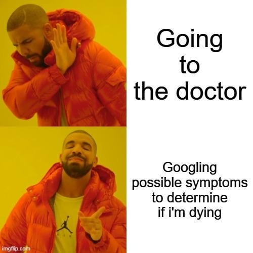 Me: Googles cough. Google: you have 7 minutes left - meme