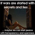if wars are started ...