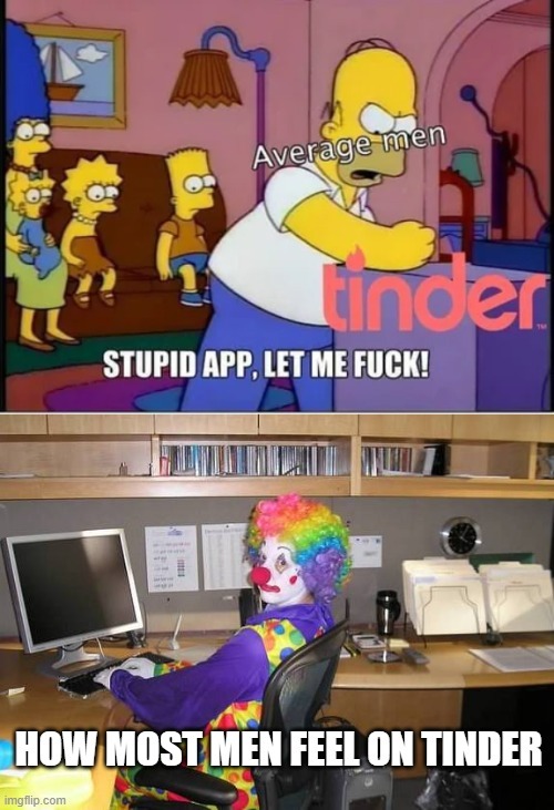 Tinder clowns meme