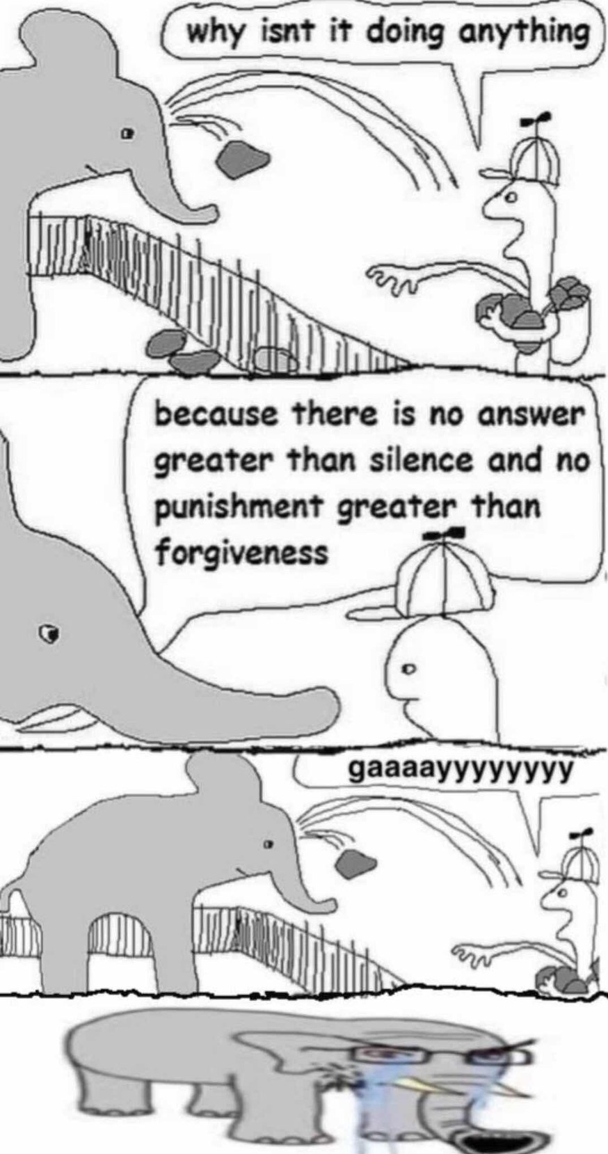 dongs in an elephant - meme