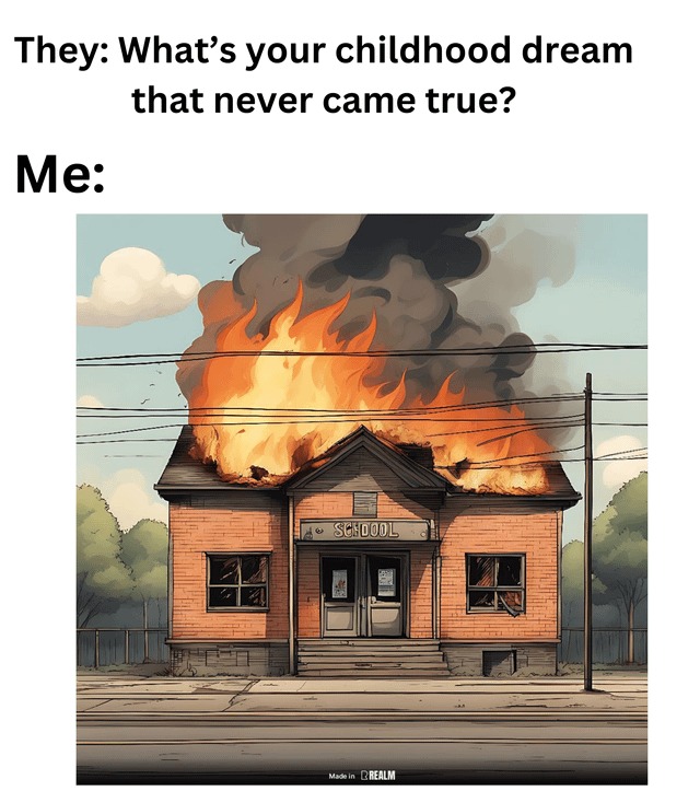 Childhood dream - meme