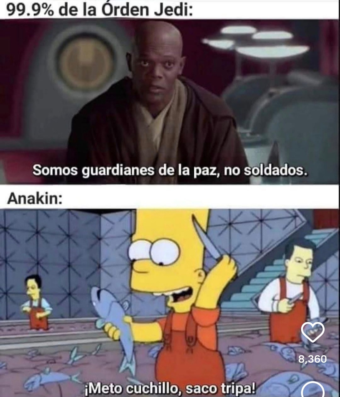 Anakin desatado - meme