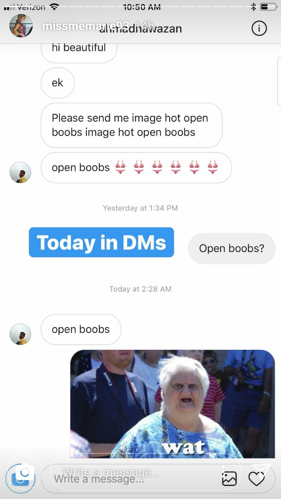 Nigga said open boobs - meme