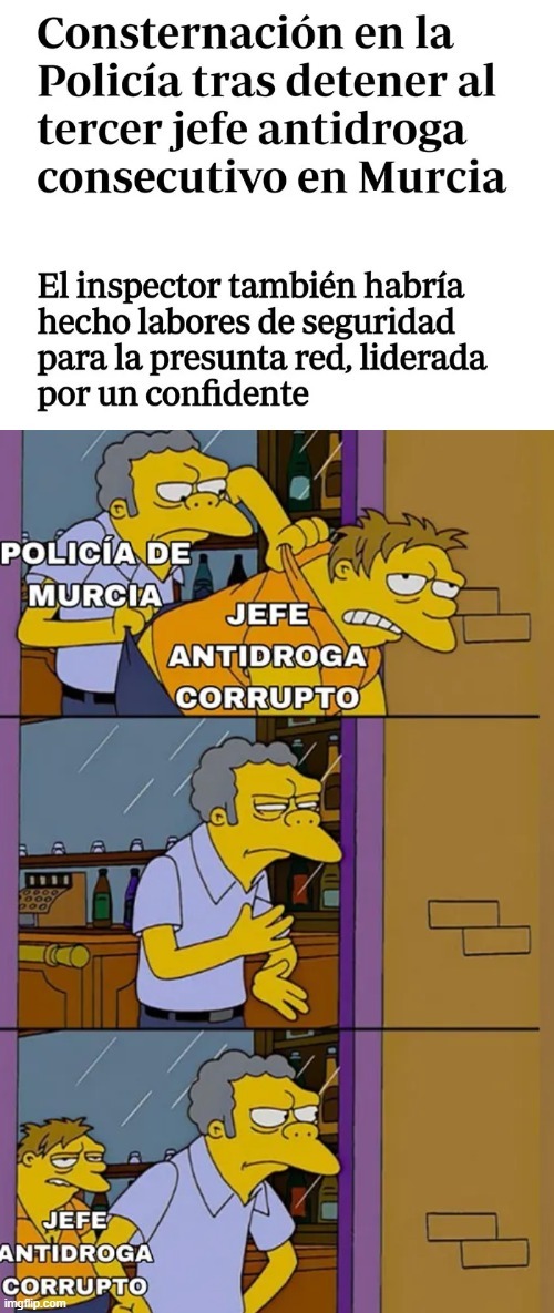 Meme de la policia antidroga de Murcia