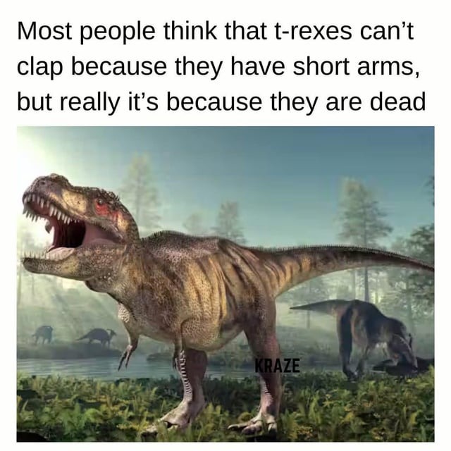 T-rex facts - meme