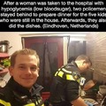 Wholesome policemen meme