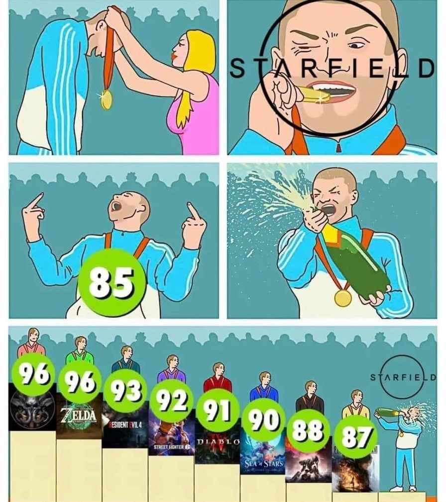Starfield ganador - meme