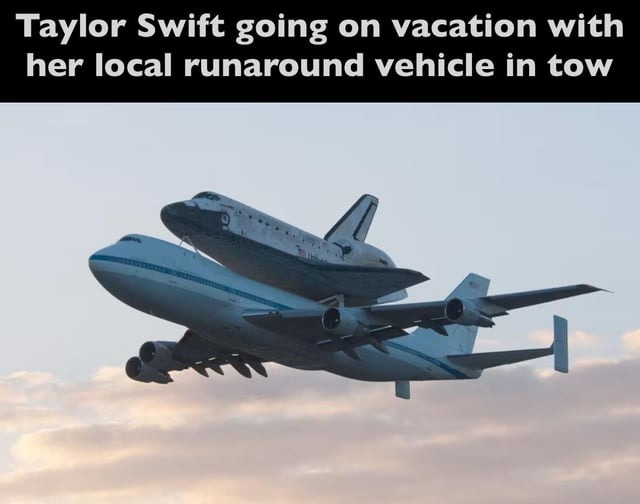Taylor Swift plane meme