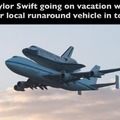 Taylor Swift plane meme